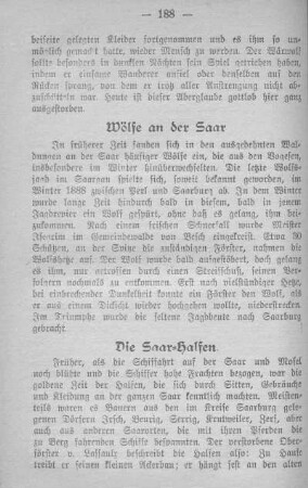 Die Saar=Halfen.