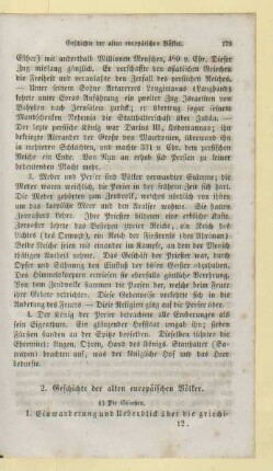 2. Geschichte der alten europäischen Völker