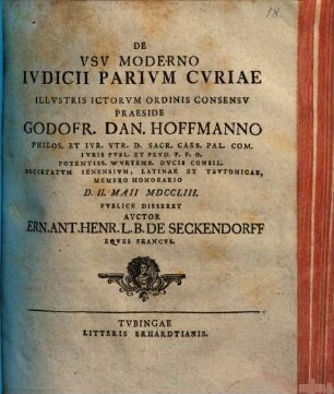 De Vsv Moderno Ivdicii Parivm Cvriae