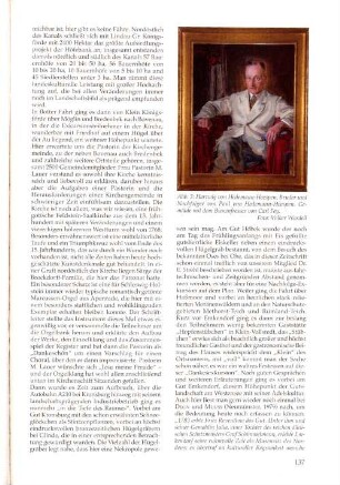 Abb. 3: Hartwig von Hedemann-Heespen, Bruder und Nachfolger von Paul von Hedemann-Heespen. Gemälde mit den Bienenfresser von Carl Fey. Foto: Volker Wordell