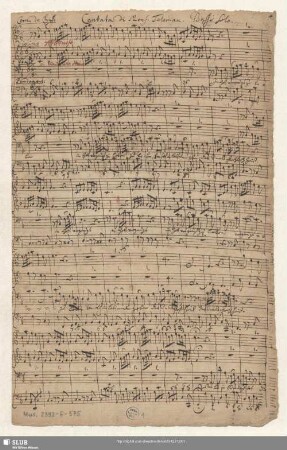 In Gott vergnügt zu leben - Mus.2392-E-575 : B, orch, bc; TVWV 1:942
