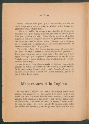 Macarrones á la inglesa