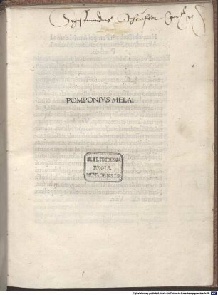 Cosmographia de situ orbis