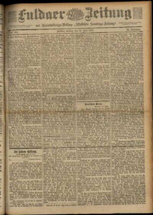 Ausgabe vom Freitag, den 16. Juni 1899.