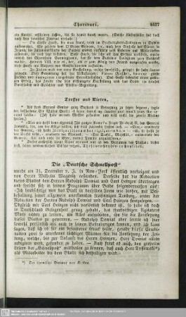 Die „Deutsche Schnellpost“