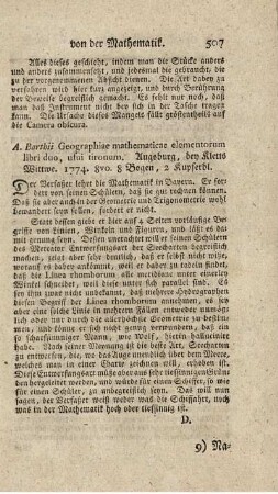 Geographiae mathematicae elementa.