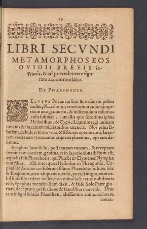 Libri secundi [Liber II.]