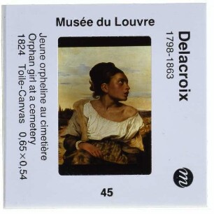 Delacroix, Junge Waise auf dem Friedhof