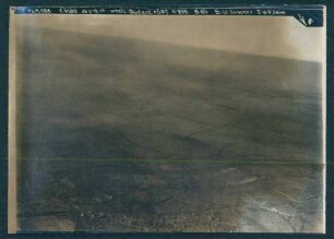 Foto der Stellungen westlich von Quéant zwischen Arras und Cambrai (Luftbild)