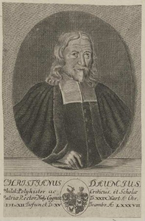 Bildnis des Christianus Daumius