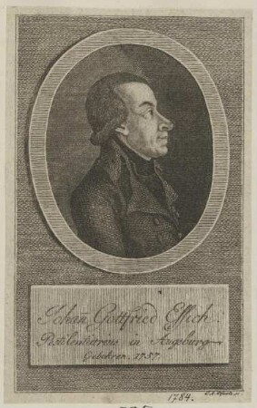 Bildnis des Johann Gottfried Essich