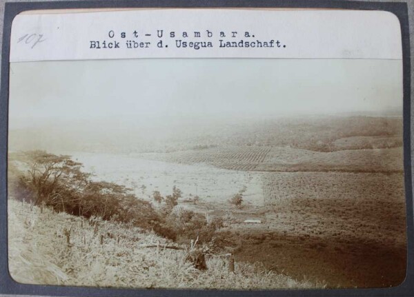 East Usambara. View over the Usega landscape