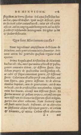 Quae sunt Mixtionum caussae?
