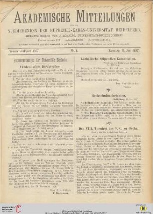 Nr. 8 (19. Juni 1897)