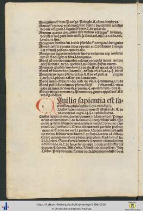 Civilis sapientia est sacratissima philosophia