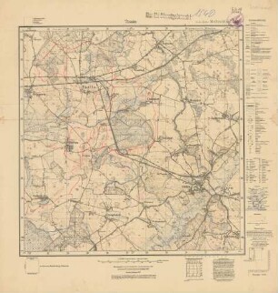 1940 (alte Nr.: 587) Tessin, Meßtischblatt (4cm - Karte)
