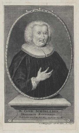 Bildnis des Conr. Schönleben