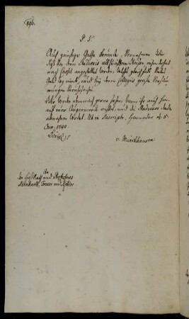 Verhinderung der dauernden Reisen der Studierenden nach Kassel.