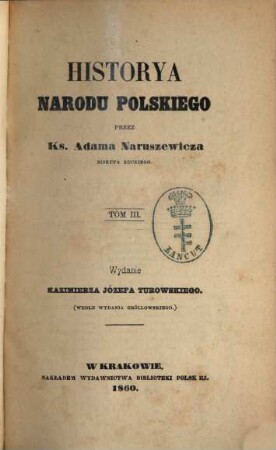 Historya narodu polskiego, 3