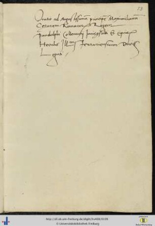 [53r - 60v] Oratio ad Maximilianum regem.