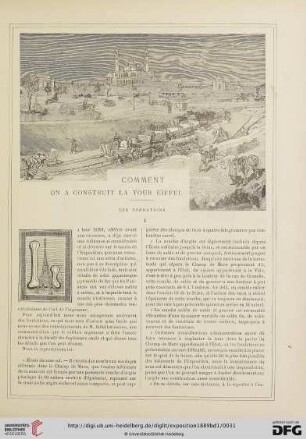Comment on à construit la Tour Eiffel - Les fondations I