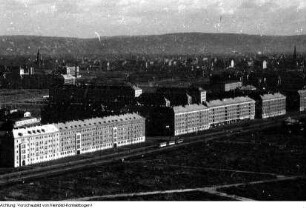Dresden. Blick vom Rathausturm, 1958