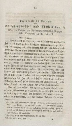 81-89 Protestantische Stimme über Religionswechsel und Klosterleben