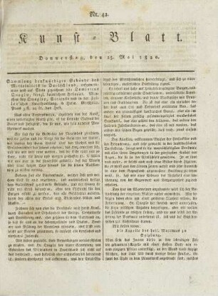 42, 1820: Heft