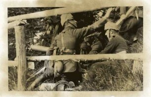 Gefechtsschießen am Schluchsee