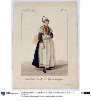 No.34 Fiancé de I´lle de Merken, en Hollande