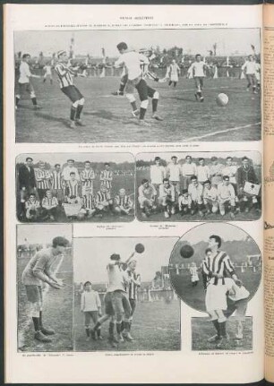 Match de football jugado el Domingo 25, entre los cuadros "Porteño" y "Huracan", por la copa de competencia [Fotografías]