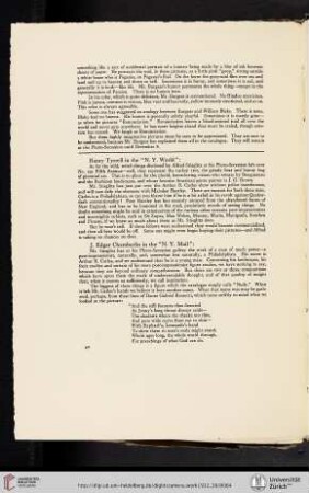 Mr. Henry Tyrrell [reprint from the New York World]