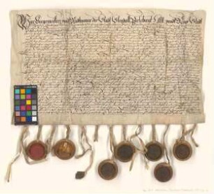 Altmärkische und prignitzsche Städte verschreiben sich Asmus Dambke, Müller zu Borstel, über 700 Taler.