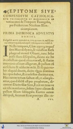Dominicae Adventus Domini