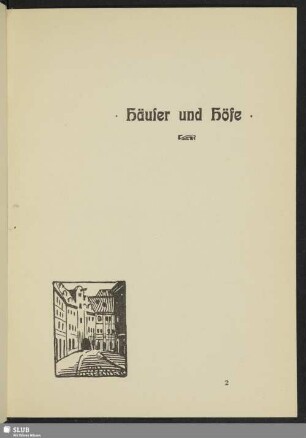 Häuser und Höfe