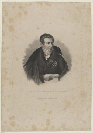 Bildnis des August Wilhelm von Schlegel