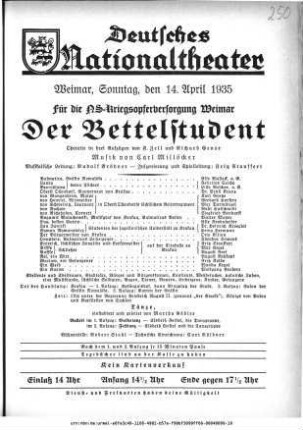 Der Bettelstudent