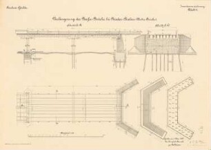Neißebrücke (Wuthebrücke), Nieder Bielau: Verlängerung: Schnitte 1:100