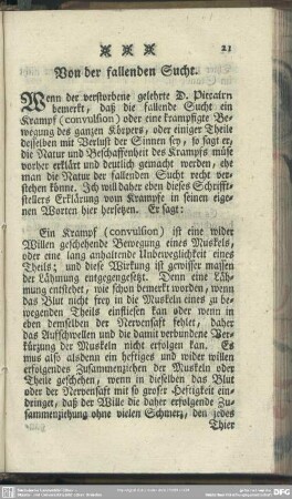 Von der fallenden Sucht