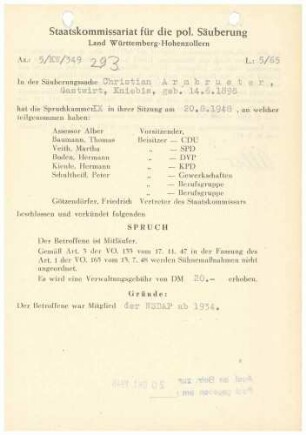 Armbruster, Christian