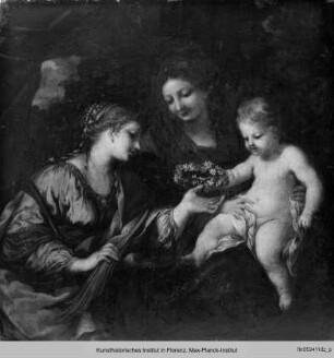 Maria mit Kind und der Heiligen Martina