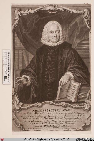 Bildnis Johann Friedrich Burg