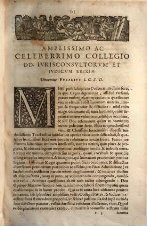 Tractatus de substitutionibus : in duas partes distinctus