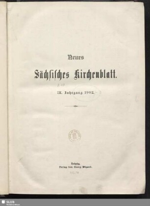 9.1902: Neues sächsisches Kirchenblatt