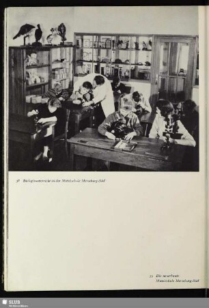 38 Biologieunterricht in der Mittelschule Merseburg-Süd