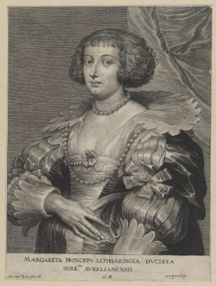 Bildnis der Margareta Princeps Lotharinga