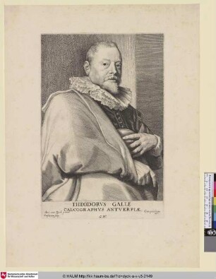 Theodorus Galle [Porträt des Theodoor Galle; Theodoor Galle; Portret van Theodoor Galle]