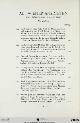 Alt-Wiener Ansichten (Nr. 123-150)