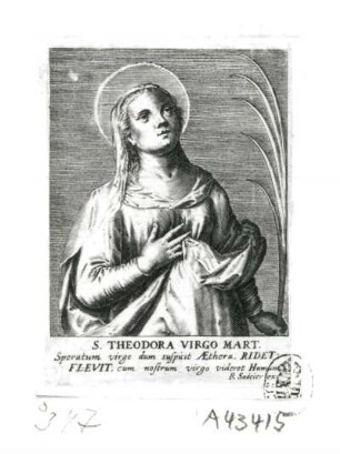 Heilige Theodora von Corinth