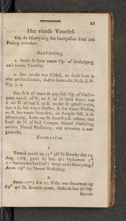 Het vierde Voorstel.